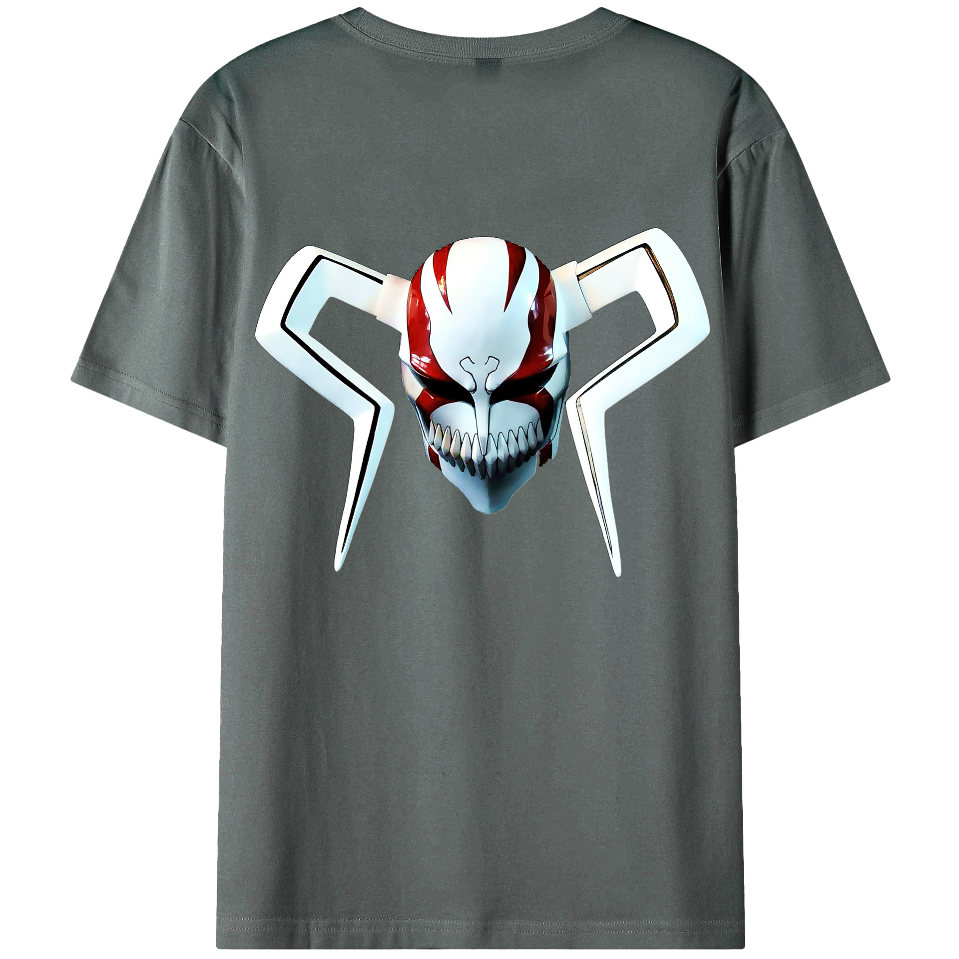 （画像用） ブリーチ 黒崎一護（くろさき いちご）BLEACH Kurosaki Ichigo 綿100％ メンズ半袖Tシャツ（バックプリント） 通気性